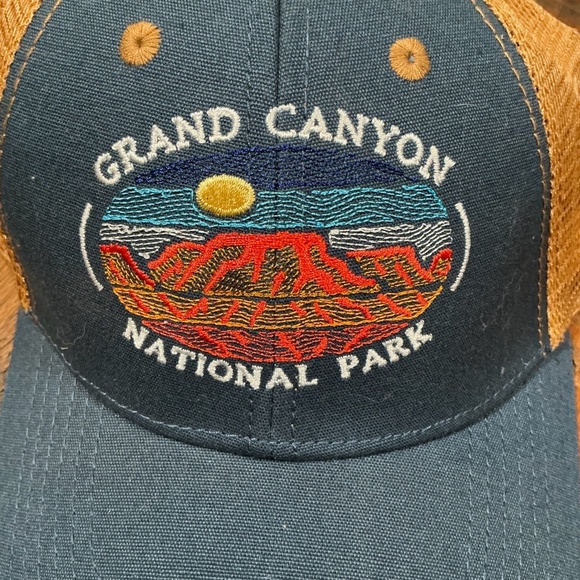 Prairie Mountain Grand Canyon National Park Trucker Hat –Adjustable Snapback Cap - Picture 2 of 6